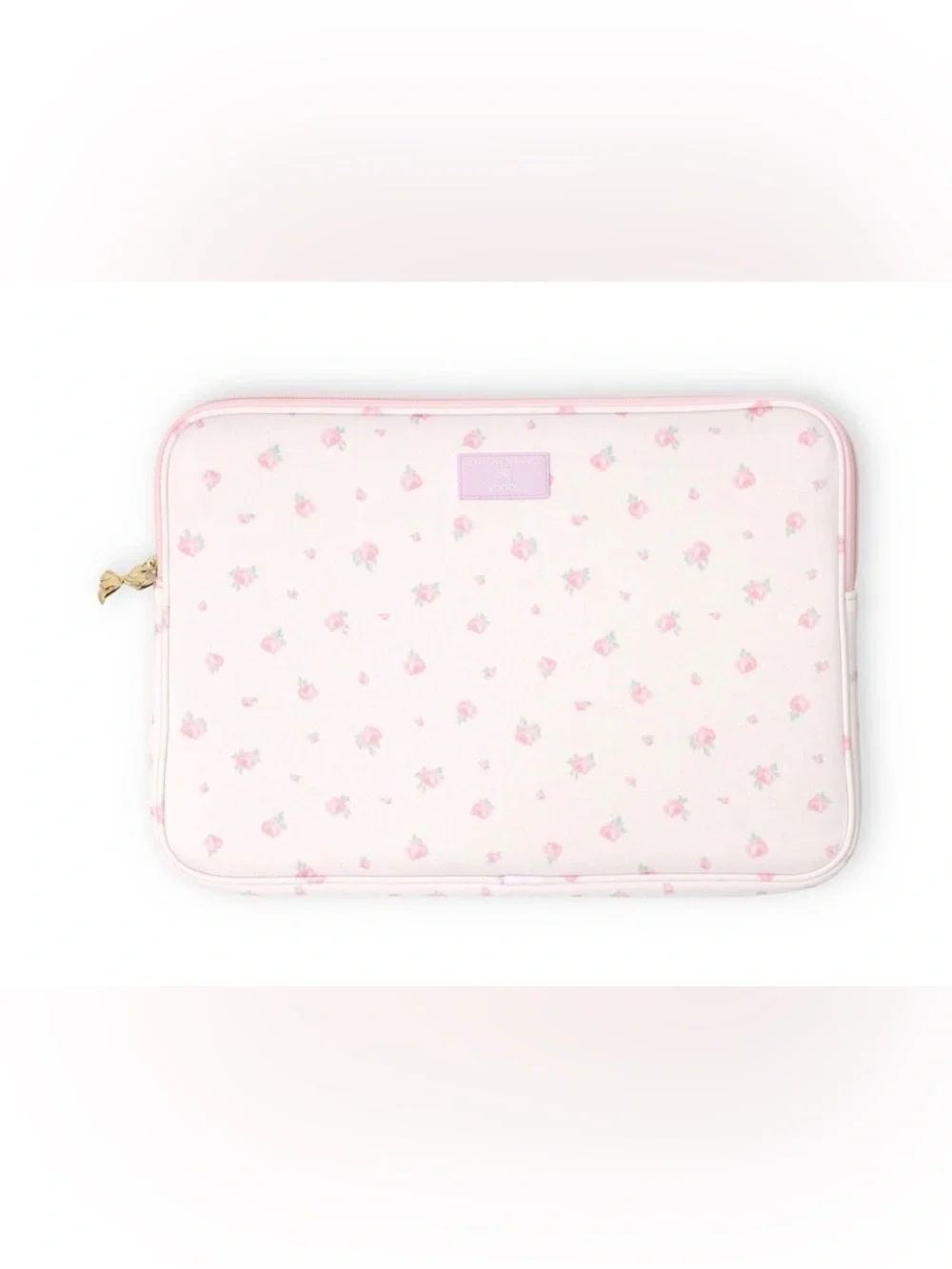 LoveShackFancy Pale Pink Floral Tablet Sleeve
